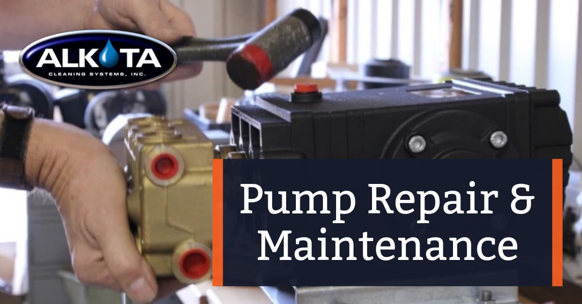 Pressure Washer Pump Repair and Maitenance Keep Things Flowing — Alkota Engineering Analysis